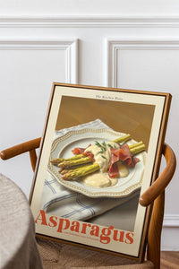 Asparagus The Kitchen Diary Art Print – Fine Art UV-resistant Art Print — Ansicht 2