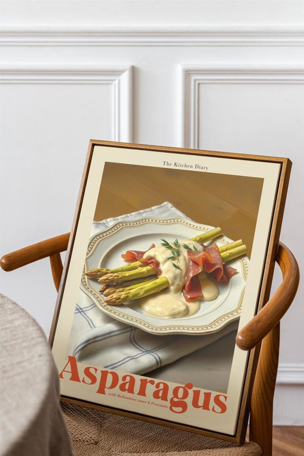 Asparagus The Kitchen Diary Art Print – Fine Art UV-resistant Art Print