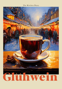 Glühwein The Kitchen Diary – Fine Art Print UV-Resistant Canvas — Ansicht 4