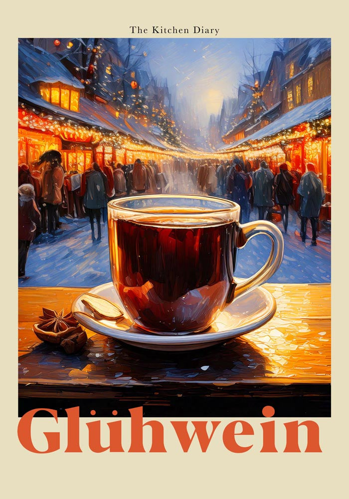 Glühwein The Kitchen Diary – Fine Art Print UV-Resistant Canvas — Ansicht 4