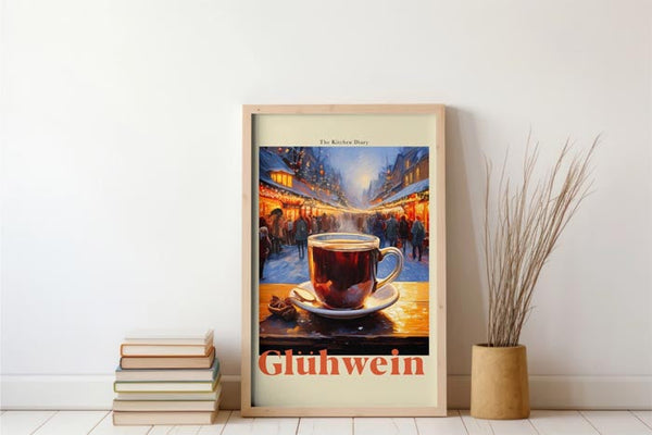 Glühwein The Kitchen Diary – Fine Art Print UV-Resistant Canvas