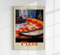 Pizza Kitchen Diary – Fine Art Poster | Patroa Studio | Retro Kitchen Wall Art