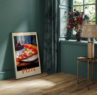 Pizza Kitchen Diary – Fine Art Poster | Patroa Studio | Wandbild Retro-Küche — Ansicht 2