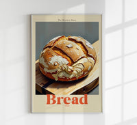 Bread Club The Kitchen Diary – Typografie Wandbild Fine Art — Ansicht 1