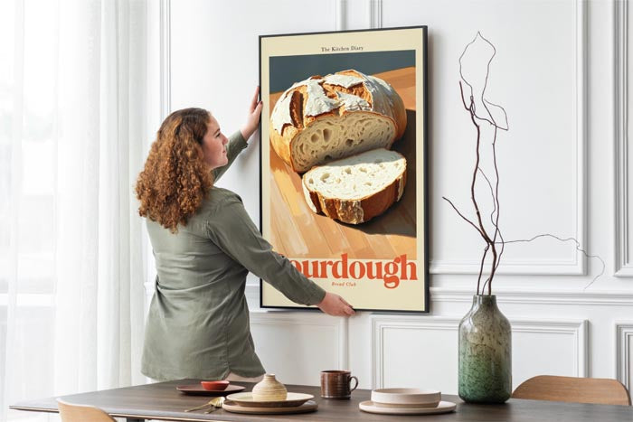 Sourdough – The Kitchen Diary Poster Fine Art Print | Patroa Studio — Ansicht 2
