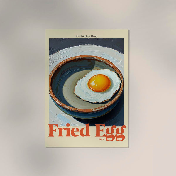 Fried Egg Club The Kitchen Diary – Fine Art Print Wall Art