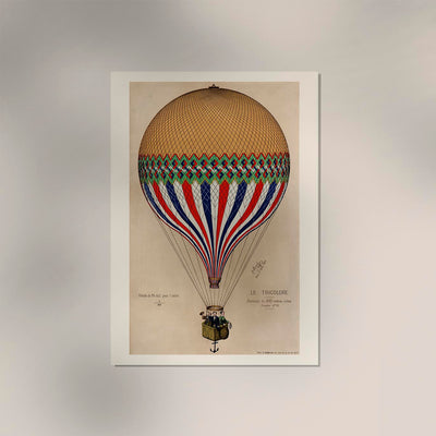 Tricolore Balloon Red – Kunstdruck Berlin