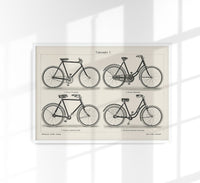 Bike Chart Print – Art Print Bicycle — Ansicht 1