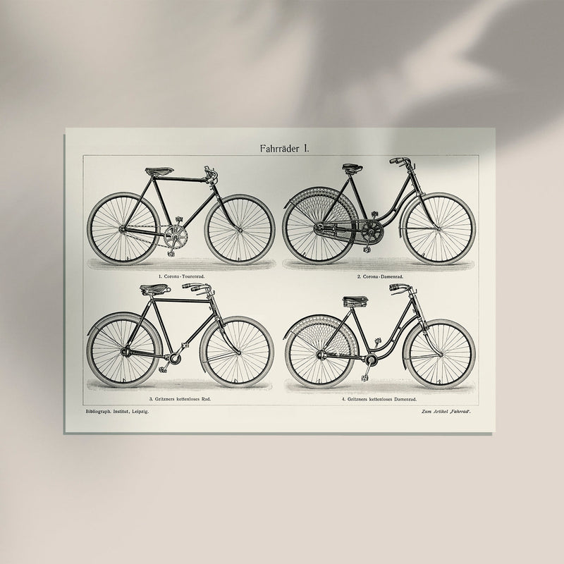 Bike Chart Print – Art Print Bicycle — Ansicht 2