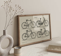 Bike Chart Print – Art Print Bicycle — Ansicht 3
