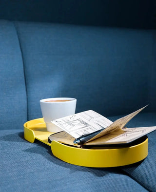 Tablett Butler Siqual-Design Gelb mit Detail