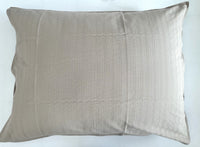Seersucker Bedding Taupe – 100% Cotton, Iron-Free, Allergy-Friendly — Ansicht 1