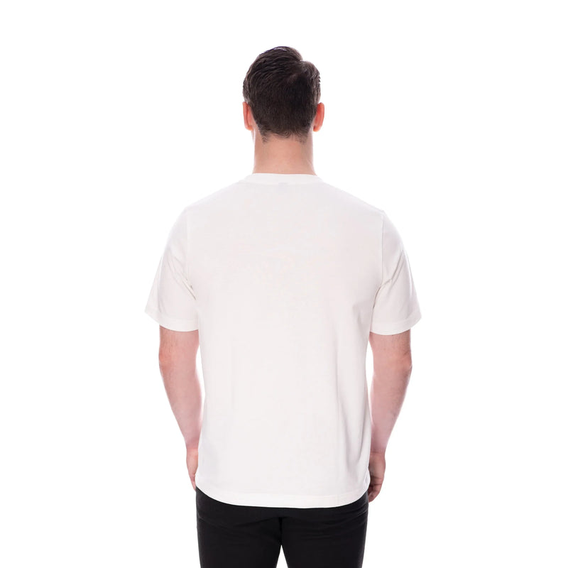 Basic Tee N°1 Cremeweiß 100% Baumwolle Regular Fit — Ansicht 5