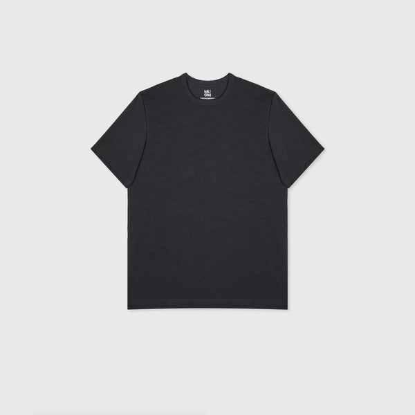 Basic T-Shirt No. 6 Black 100% Cotton Regular Fit