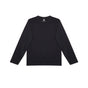 Basic Long-sleeve N°6 Black 100% Cotton Regular Fit