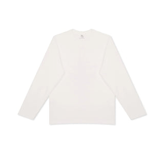 Basic Longsleeve N°6 – Cremeweiß | 100 % Baumwolle | Regular Fit