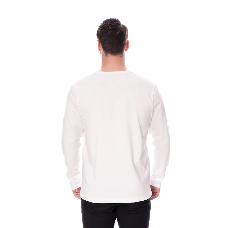 Basic Longsleeve N°6 cremeweiß 100% Baumwolle Regular Fit — Ansicht 5