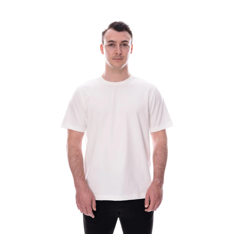 Basic Tee N°6 Cremeweiß 100% Baumwolle Regular Fit — Ansicht 4
