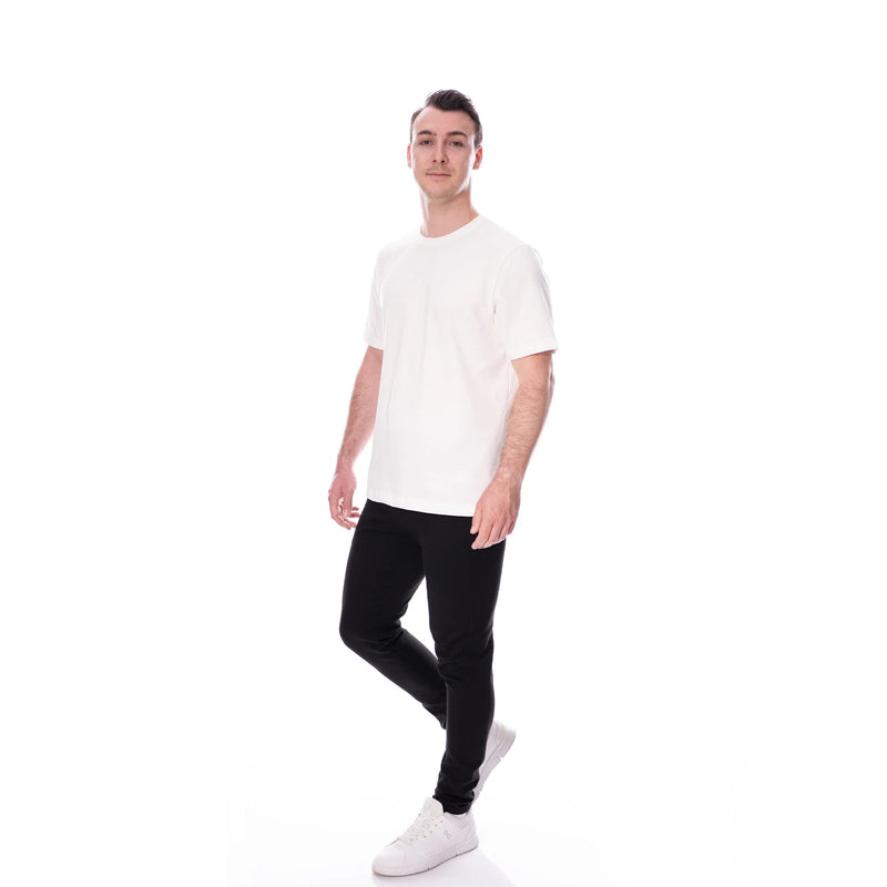 Basic Tee N°6 Cremeweiß 100% Baumwolle Regular Fit — Ansicht 6