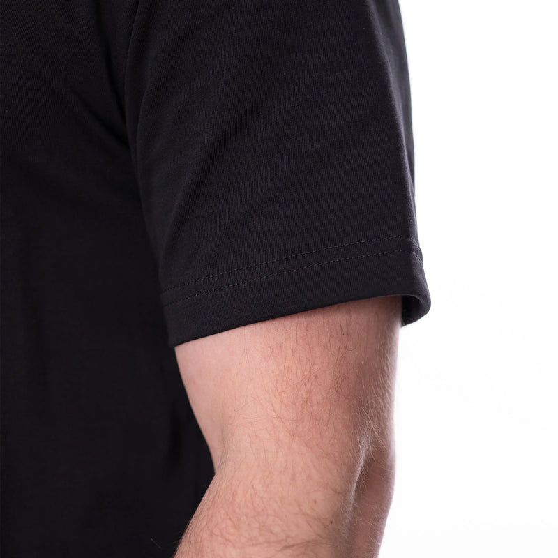 Basic T-Shirt No. 6 Black 100% Cotton Regular Fit — Ansicht 8