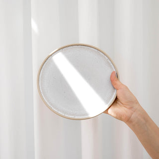 Aalina Komplett-Set – Steingut | Handgefertigt | Beige-Weiß