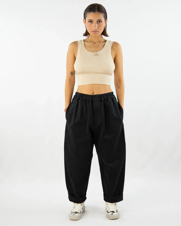 AdoTHO Boyfriend Trousers made of Organic Moleskin – Handmade Berlin