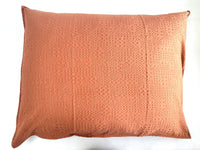 Seersucker Bettwäsche Terraccotta – 100% Baumwolle, bügelfrei, Jacquard & Stonewashed Perkal — Ansicht 2