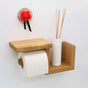 Toilet Paper Holder LOTHAR Solid Oak Handmade