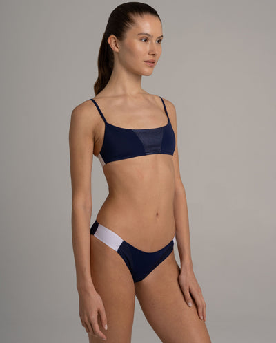 Tonga Bikini Top Nachtblau – ECONYL® Recycled Nylon