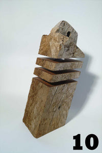 Torn Designer Floor Lamp made from Recycled Timber Framing – Handmade — Ansicht 25