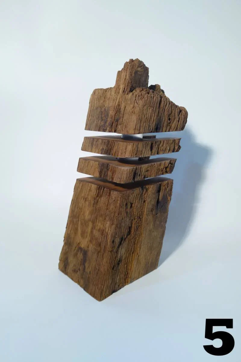Torn Designer Floor Lamp made from Recycled Timber Framing – Handmade — Ansicht 22