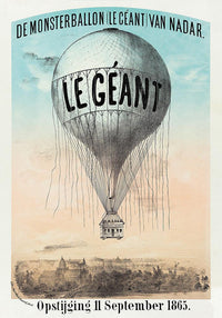 Balloon Le Giants Poster – Archival Quality Art Print — Ansicht 1