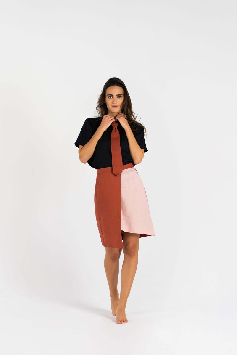 Linen Skirt – 100% Linen | Business Elegant | Comfortable to Wear — HACOY