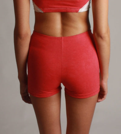Dawn Upcycling Shorts | Hoher Bund | Vintage-Optik
