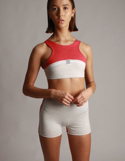 Dawn Upcycling Shorts | Hoher Bund | Vintage-Optik