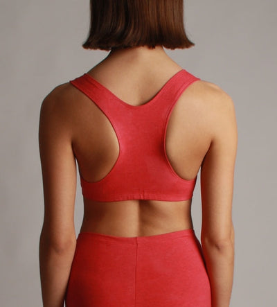 Dawn Upcycling Sportsbra Racerback Baumwolle Vintage-Optik