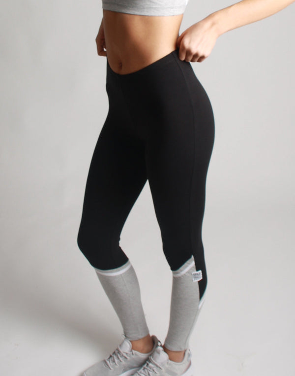 Midnight Upcycling Tight – Blickdichtes Baumwollgemisch, hoher Bund