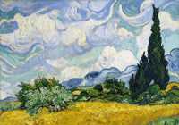Wheat Field with Cypresses by Van Gogh – Fine Art Poster — Ansicht 3
