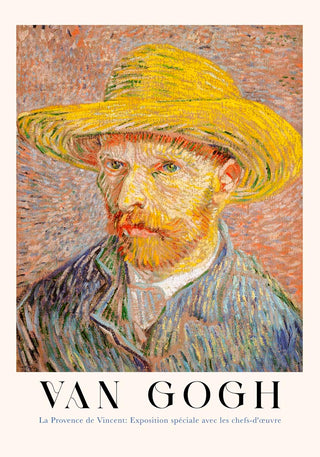 Self-Portrait with a Hat – Fine Art Print | Van Gogh | Expressiver Impressionismush