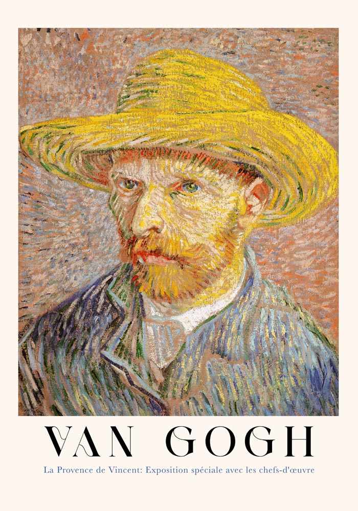 Self-Portrait with a Hat – Fine Art Print | Van Gogh Art Print A3–A0 — Ansicht 4