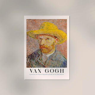 Self-Portrait with a Hat – Fine Art Print | Van Gogh | Expressiver Impressionismush
