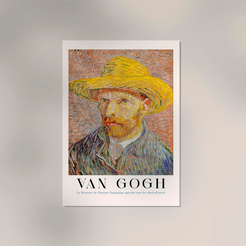 Self-Portrait with a Hat – Fine Art Print | Van Gogh Art Print A3–A0 — Ansicht 3