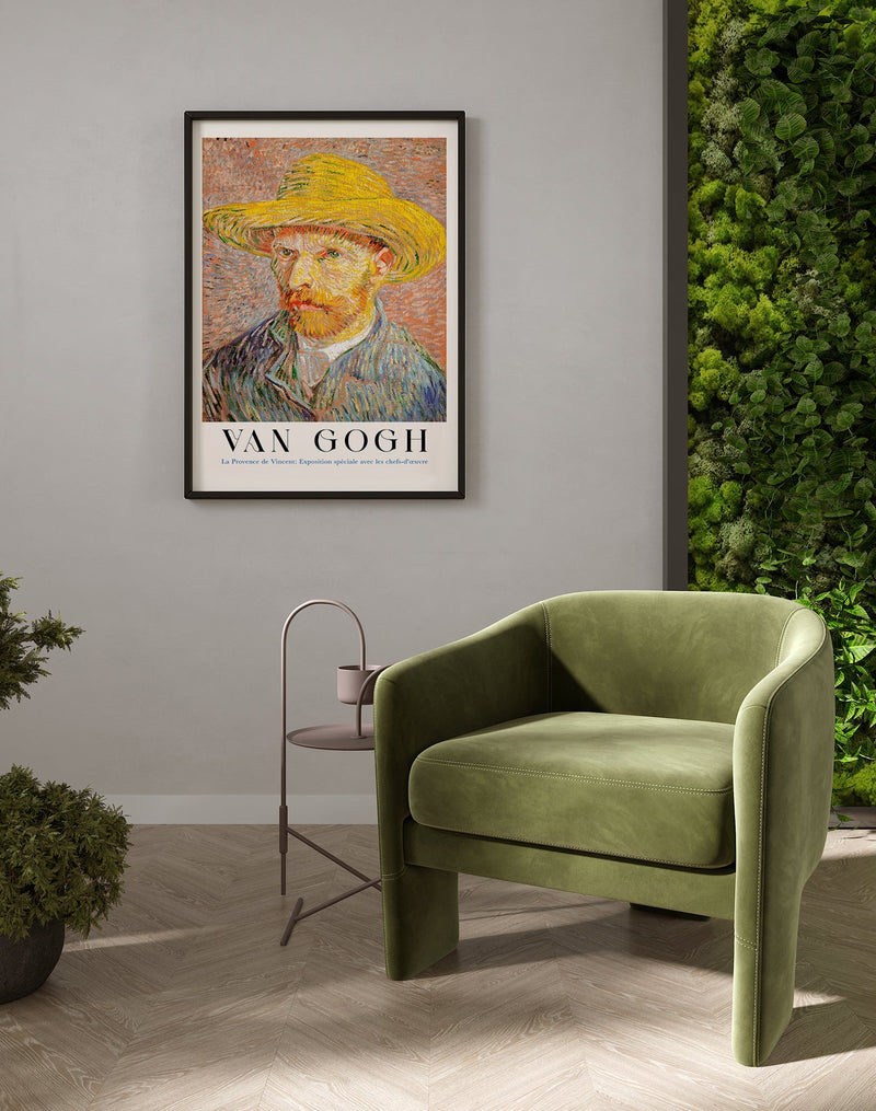 Self-Portrait with a Hat – Fine Art Print | Van Gogh Art Print A3–A0 — Ansicht 2
