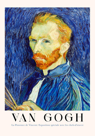 Self-Portrait Blue – Fine Art Print | Van Gogh | Blaues Selbstporträt