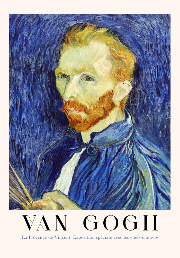 Self-Portrait Blue – Fine Art Print | Van Gogh | Blue Self-Portrait — Ansicht 3