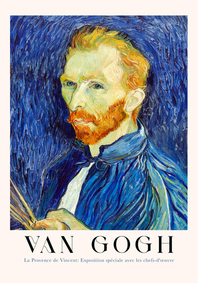 Self-Portrait Blue – Fine Art Print | Van Gogh | Blue Self-Portrait
