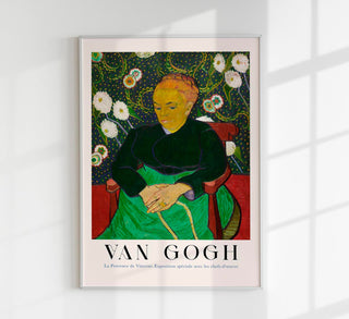 The Berceuse Art Poster by Van Gogh – Fine Art Print | UV-resistent | Postimpressionistische Porträtkunst