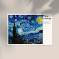 Starry Night Art Poster – Fine Art Print Van Gogh, UV-beständig, Atelierdruck — Ansicht 2
