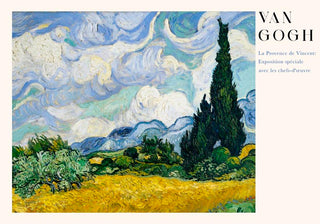 Wheat Field Art Poster by Van Gogh – Fine Art Print | Landschaftsmalerei | Ausstellungsposter