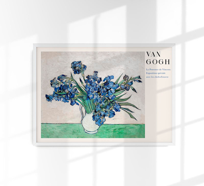 Van Goghs Irises Vases Fine Art Poster – UV-beständig, Atelierdruck Berlin — Patroa Studio